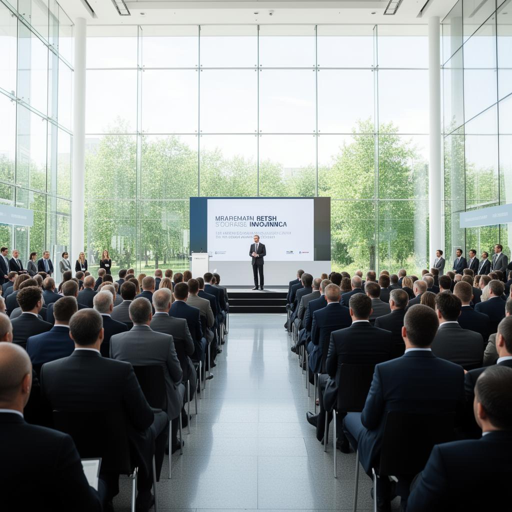 Audience at a high-impact business conference